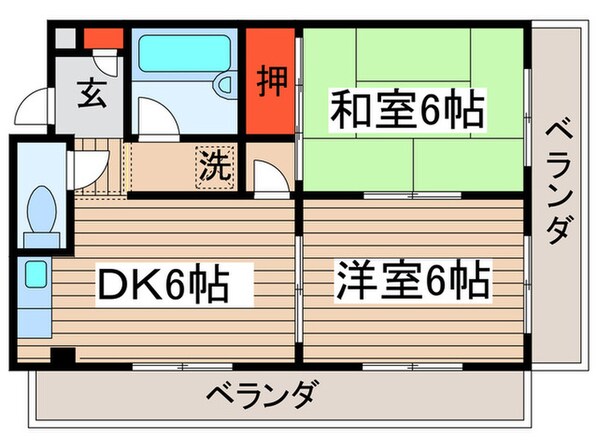 レユニオンの物件間取画像